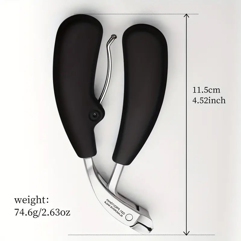 Modern Stainless Steel Nail Clipper with Concave Blade