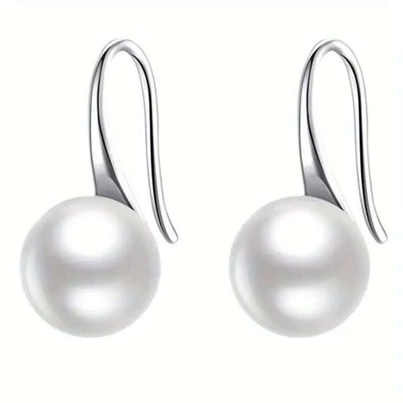 High-Heeled Shoes Pearl Earrings