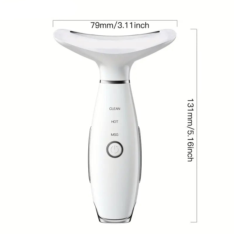 Rechargeable Beauty Meter Vibrating Heating Massager