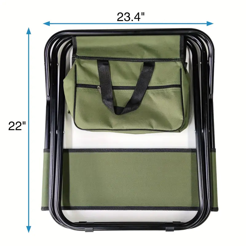 4-Piece: Folding Outdoor Chair with Storage Bag