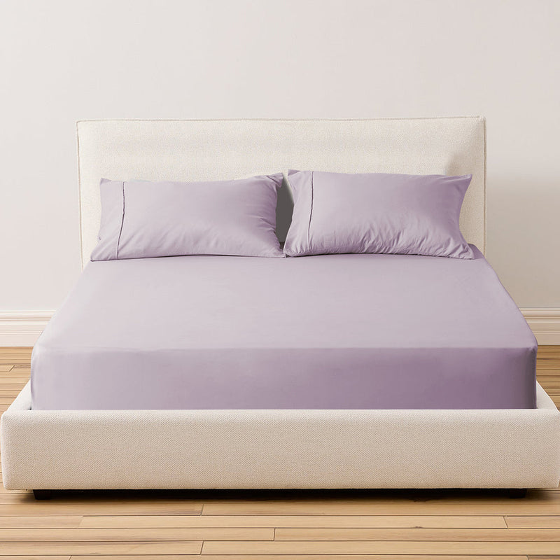 Kasentex Spring All Season Deep Pocket Fitted Sheet Set with Pillowcases, Room Decor, Graduation Gifts