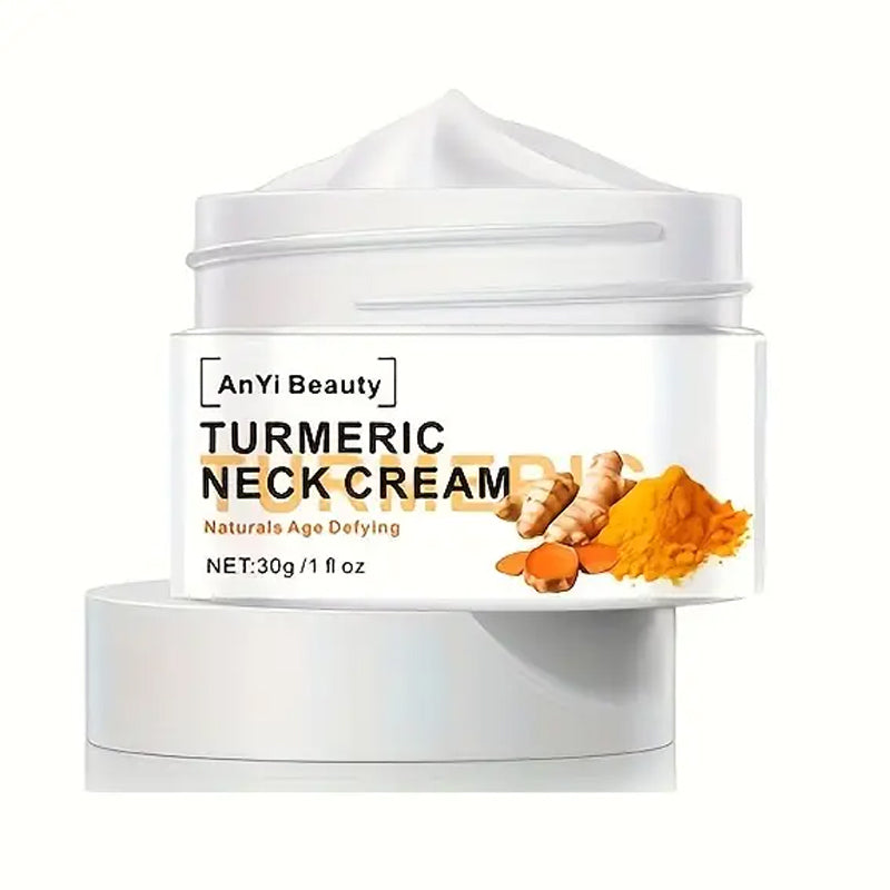 Turmeric Neck Firming Cream Facial Moisturizer with Retinol Collagen and Hyaluronic Acid