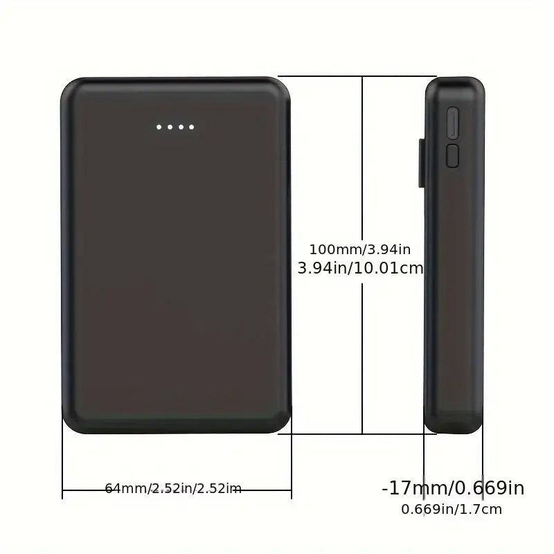 5000mAh Power Bank Mini Portable Mobile Phone Charger