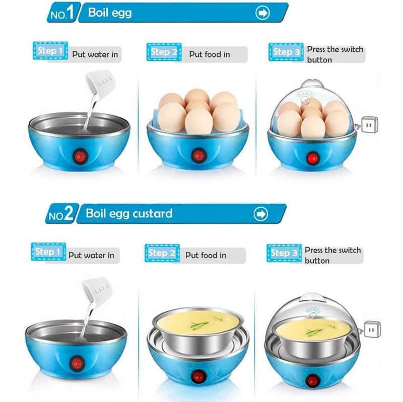 14-Egg Electric Rapid Egg Steam Bun Cooker