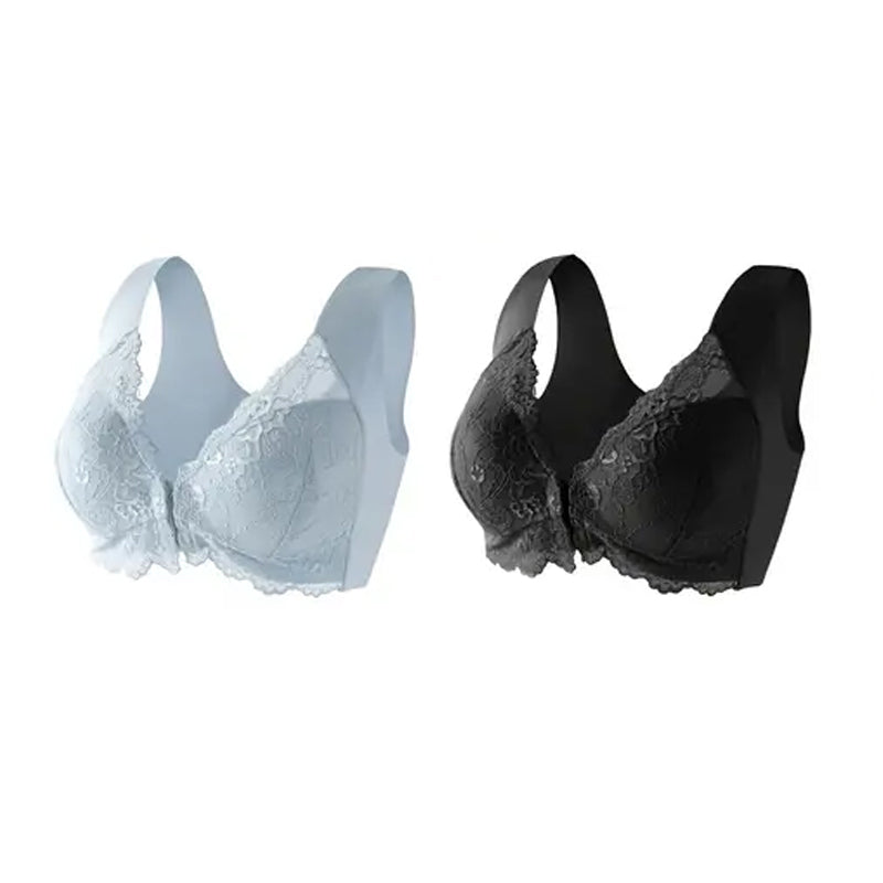 2-Pack: Women's Front Closure Bras