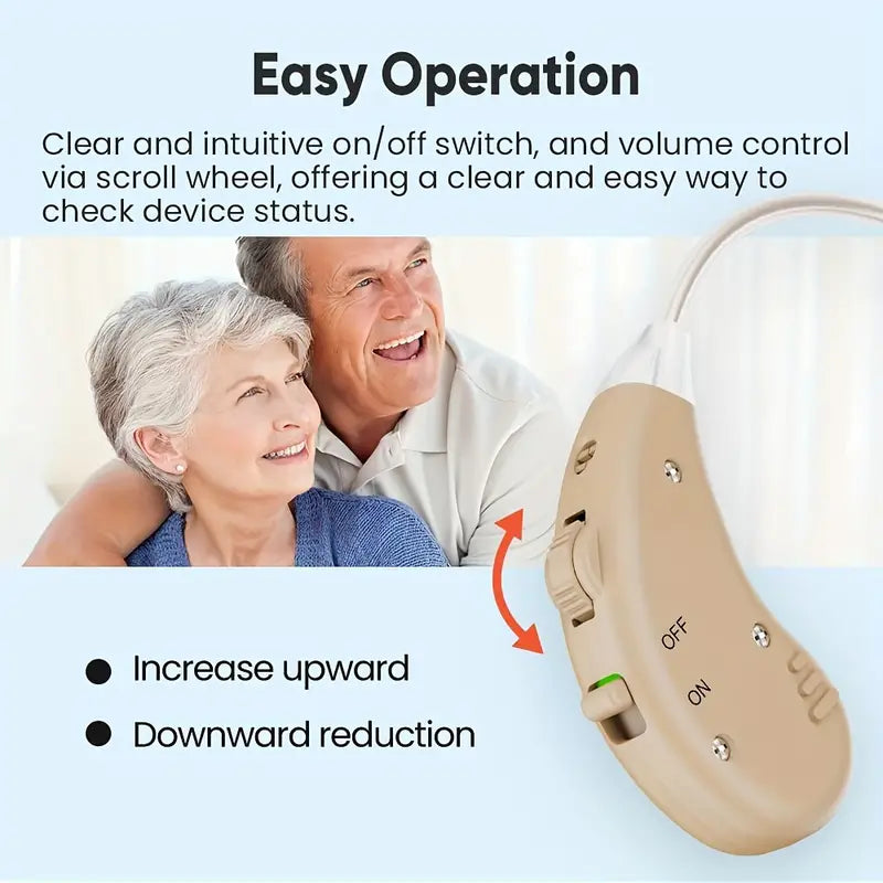 True Hearing Aids (Not Amplifier) for Seniors Rechargeable with Charging Dock