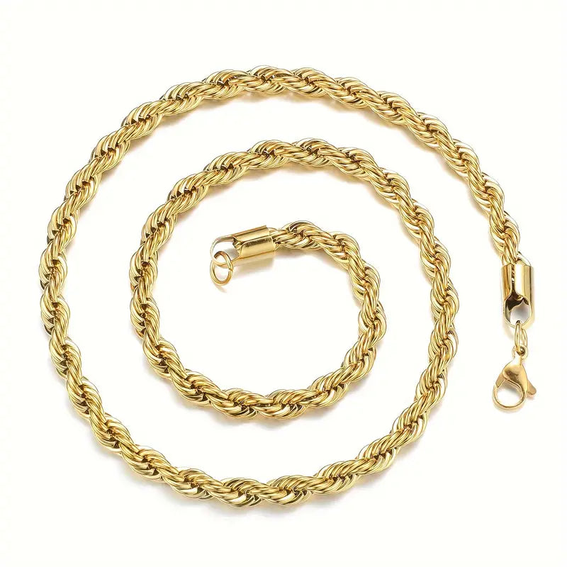 Unisex Rope Chain Necklace