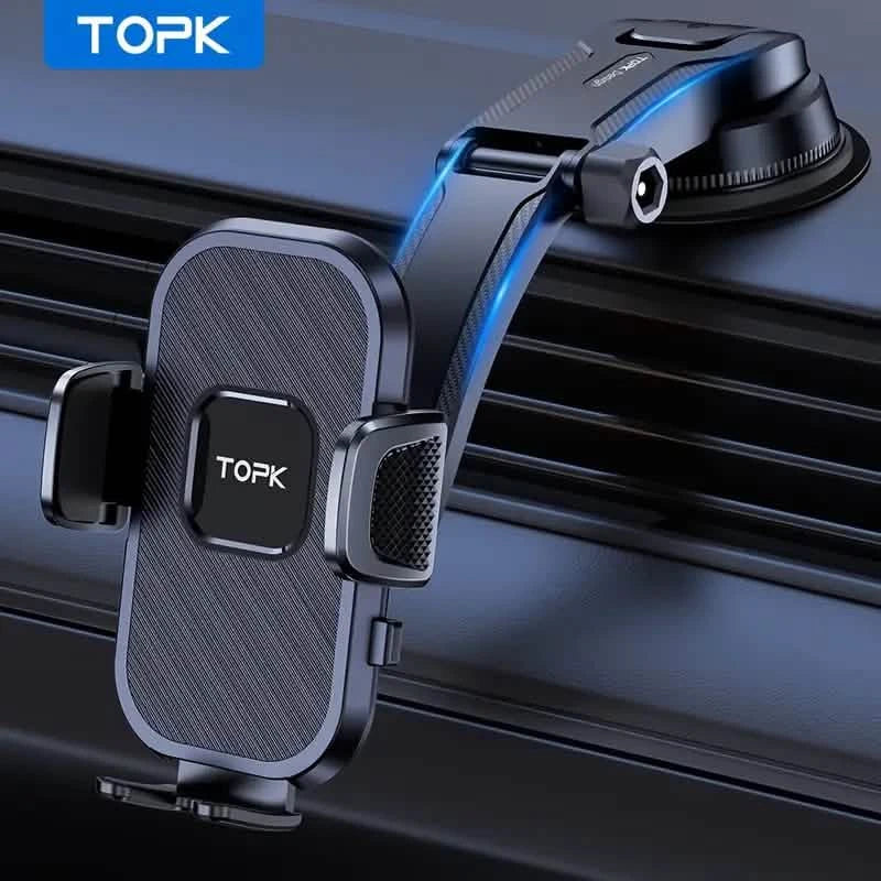 TOPK D38C Car Phone Holder – Adjustable Dashboard Mount