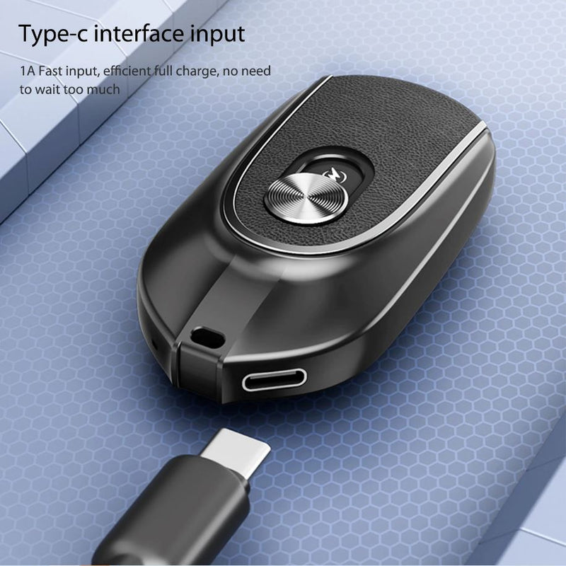 2-in-1 Connector Power Station Portable Charger Mini Emergency Keychain Power Bank Mobile Accessories - DailySale