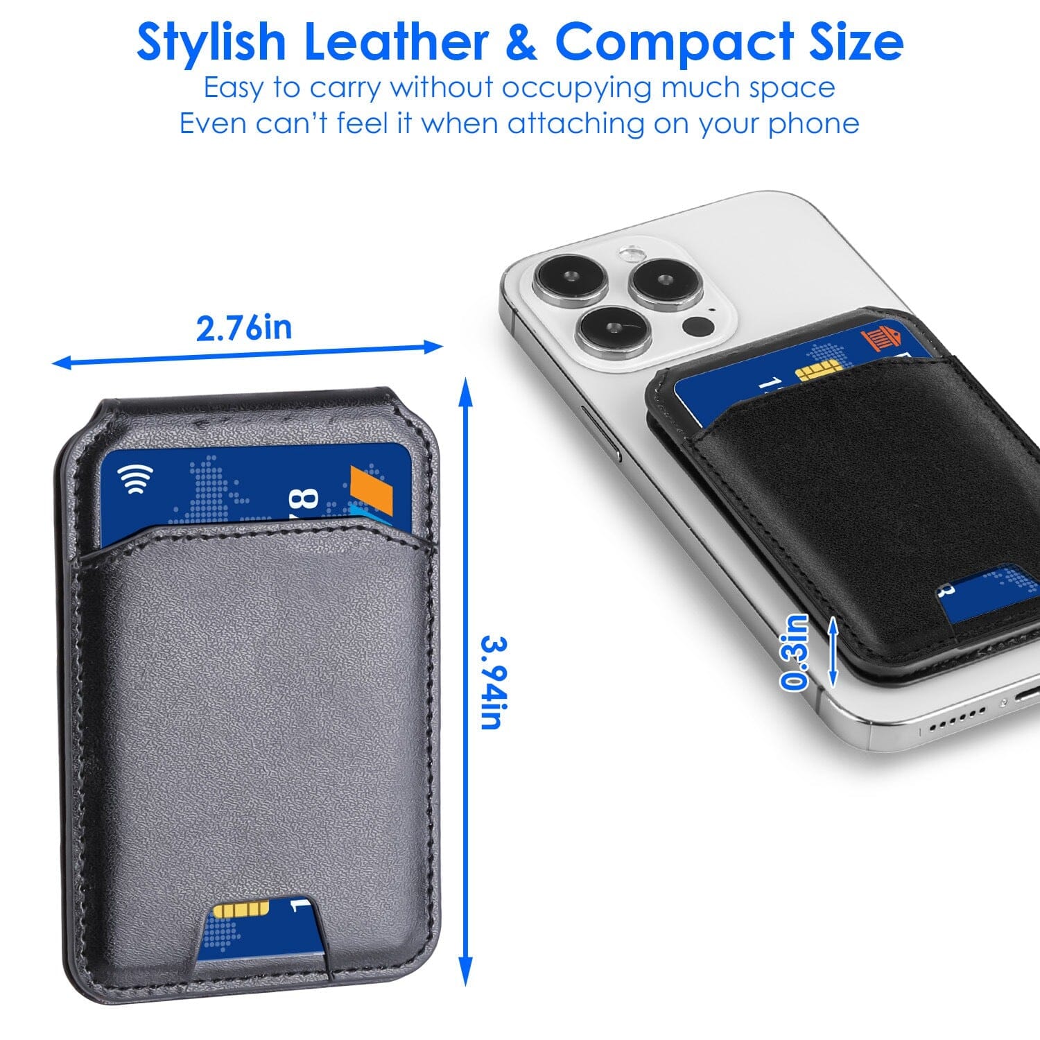 2-in-1 Magnetic Card Wallet Phone Stand Mobile Accessories - DailySale