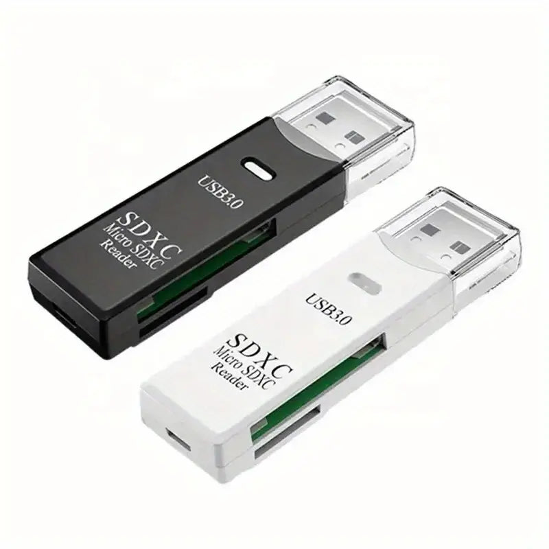 2-in-1 Multi Card Reader USB 3.0 Micro SD TF Card Memory Flash Drive Adapter Computer Accessories - DailySale