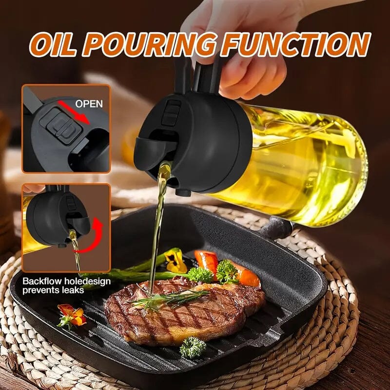 2-in-1 Portable Oil Sprayer and Dispenser Kitchen Tools & Gadgets - DailySale