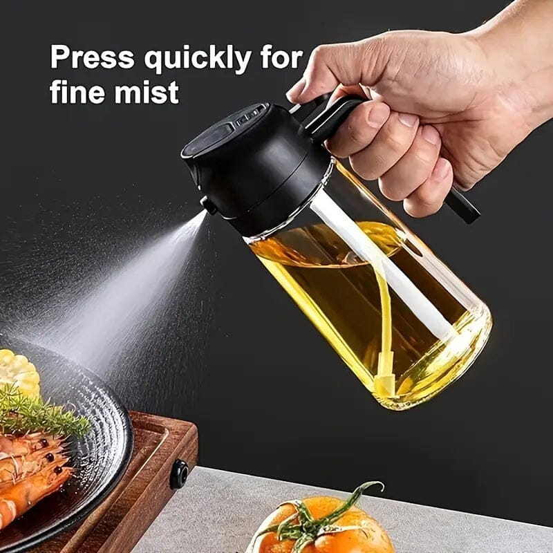 2-in-1 Portable Oil Sprayer and Dispenser Kitchen Tools & Gadgets - DailySale