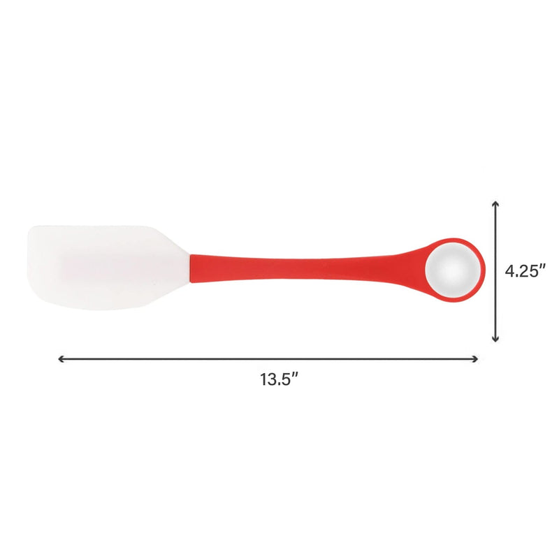 2-in-1 Silicone One Tablespoon Cookie Scoop and Spatula to Stir, Fold