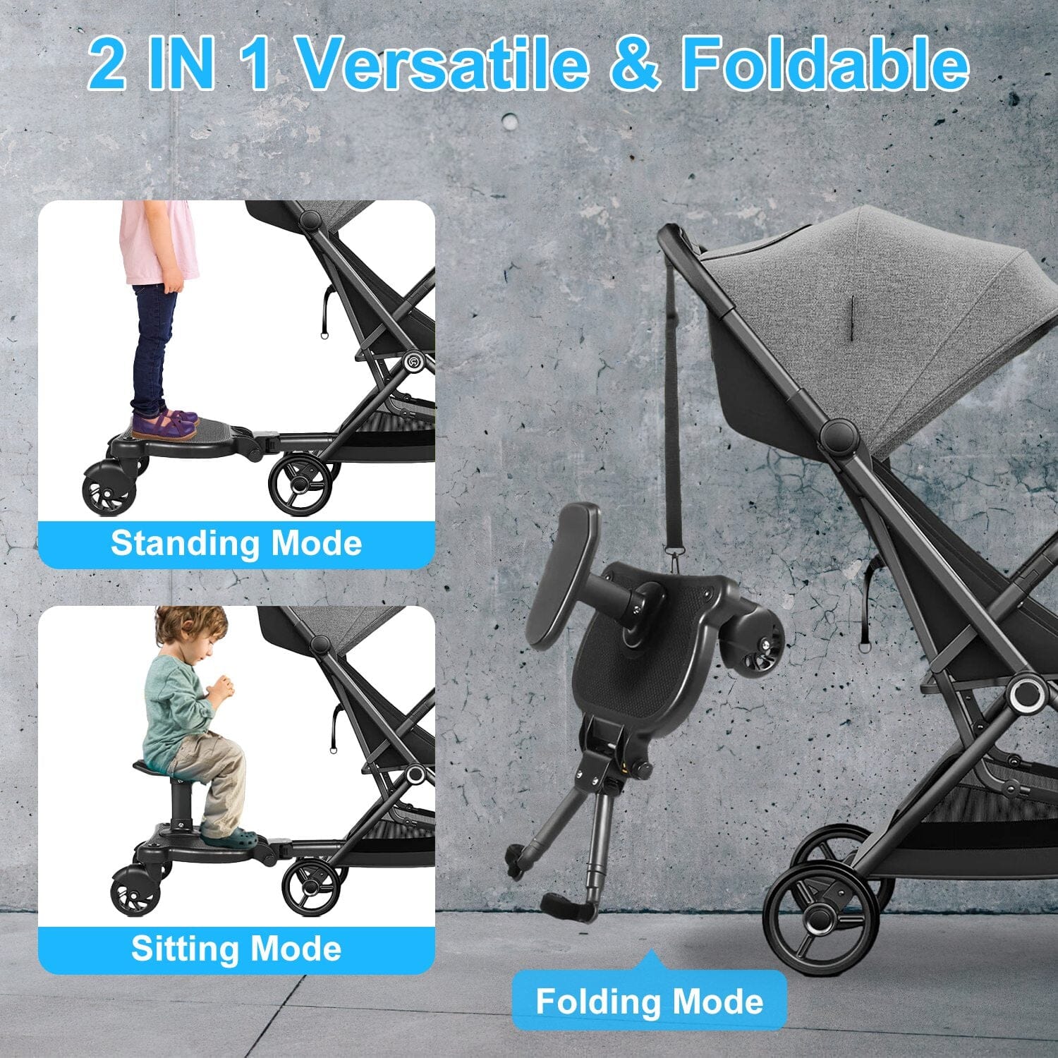 2-in-1 Universal Stroller Board Baby - DailySale