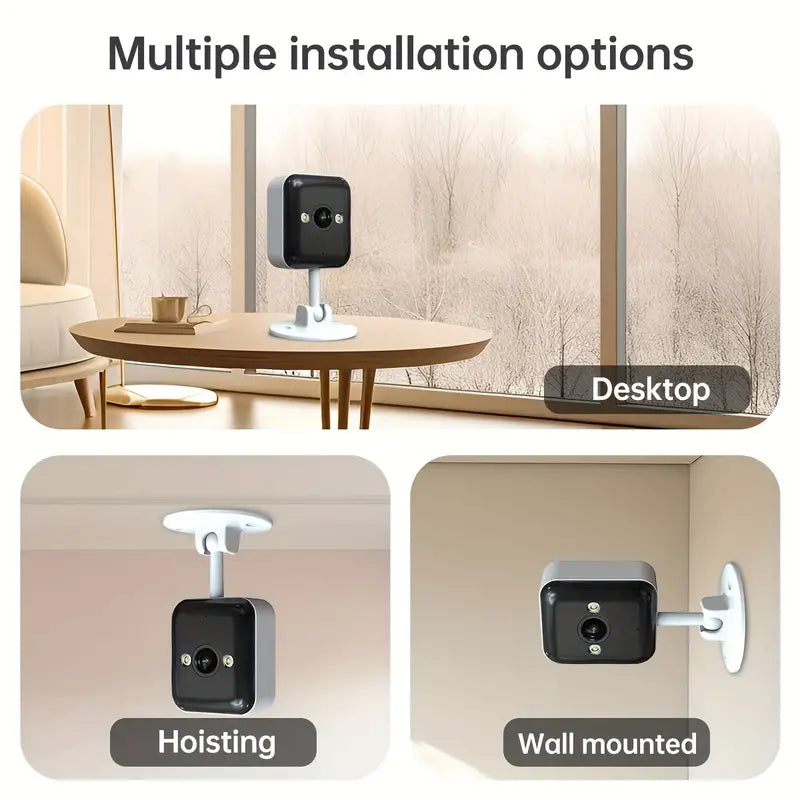 2-Pack: 1080P FHD Wireless Surveillance Camera, Full-Color Night Vision, Two-Way Voice & More Smart Home & Security - DailySale