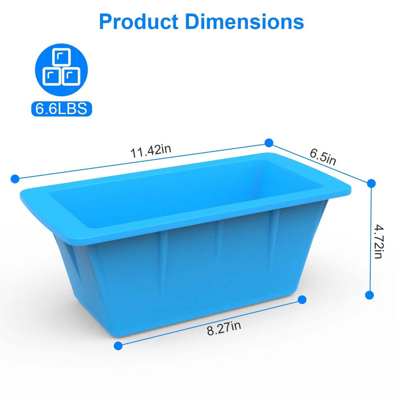 2-Pack: 6.6 lbs. Silicone Freezer Ice Block Molds Kitchen Tools & Gadgets - DailySale