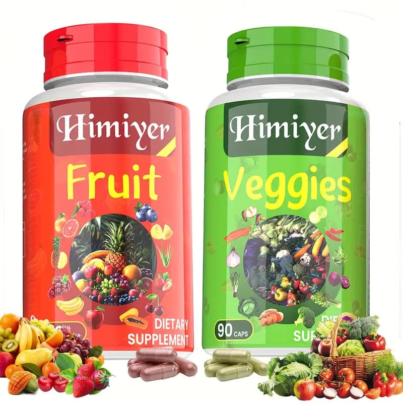 2-Pack: 90-Day Fruit and Veggie Supplements Bundle Wellness - DailySale