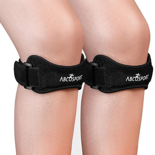2-Pack: Abco Tech Patella Knee Strap - Knee Pain Relief Wellness - DailySale