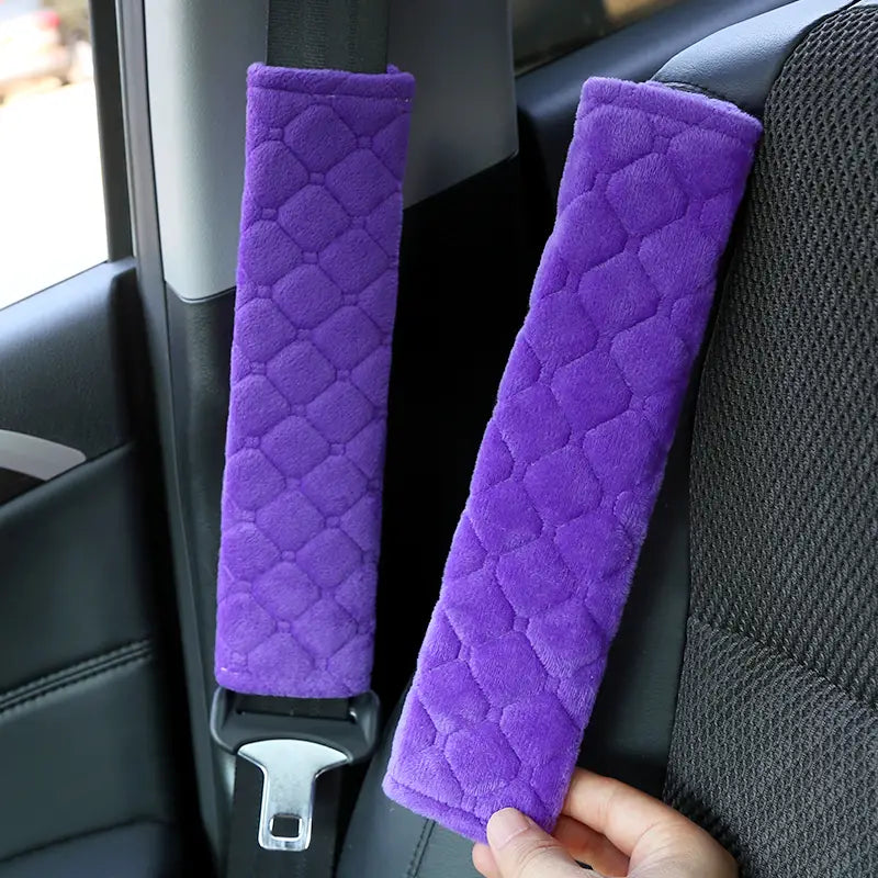 2-Pack: ComfortMax Padded Seat Belt Covers – Universal Fit Automotive - DailySale