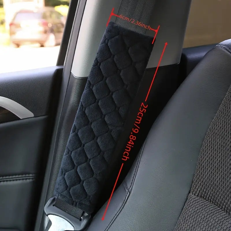 2-Pack: ComfortMax Padded Seat Belt Covers – Universal Fit Automotive - DailySale