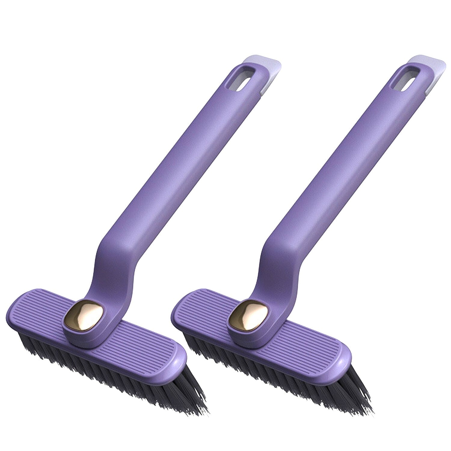 2-Pack: Crevice Cleaning Brush Stiff Bristle Brush Gap Cleaner Automotive Purple - DailySale