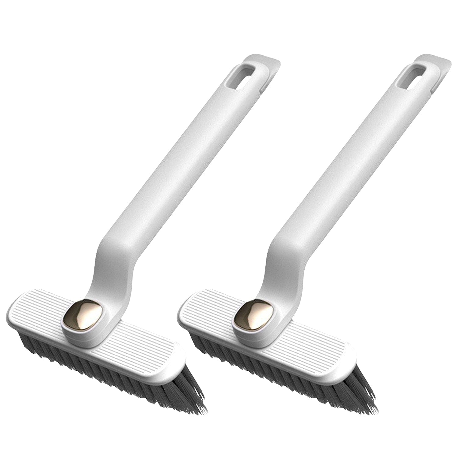 2-Pack: Crevice Cleaning Brush Stiff Bristle Brush Gap Cleaner Automotive White - DailySale