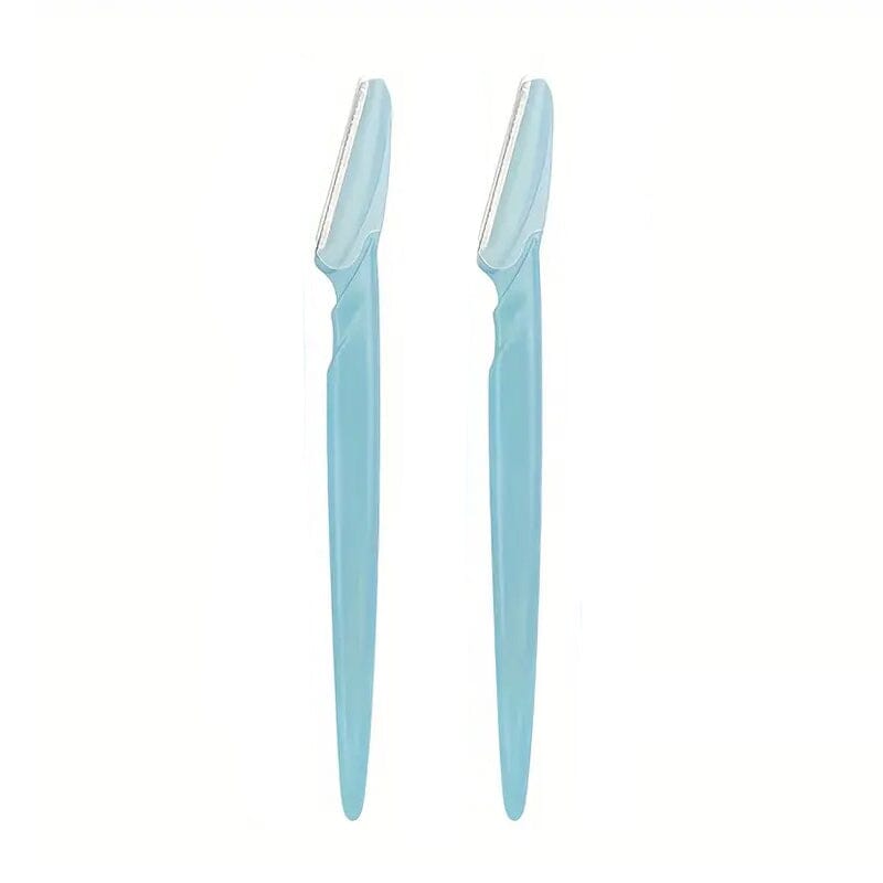 2-Pack: Eyebrow Razor Shaper Shaving Grooming Kit Beauty & Personal Care Light Blue - DailySale