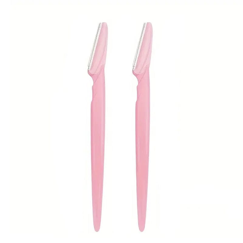 2-Pack: Eyebrow Razor Shaper Shaving Grooming Kit Beauty & Personal Care Pink - DailySale