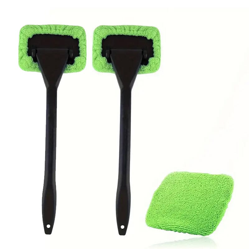 2-Pack: Long Handle Car Window Windshield Cleaner Brush Kit Automotive - DailySale