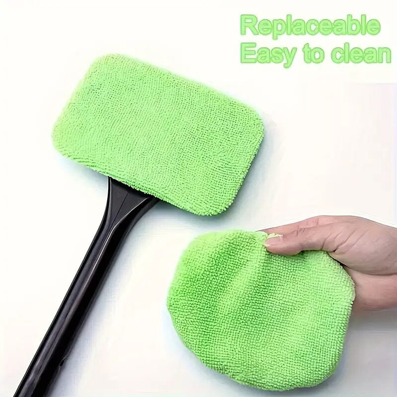 2-Pack: Long Handle Car Window Windshield Cleaner Brush Kit Automotive - DailySale