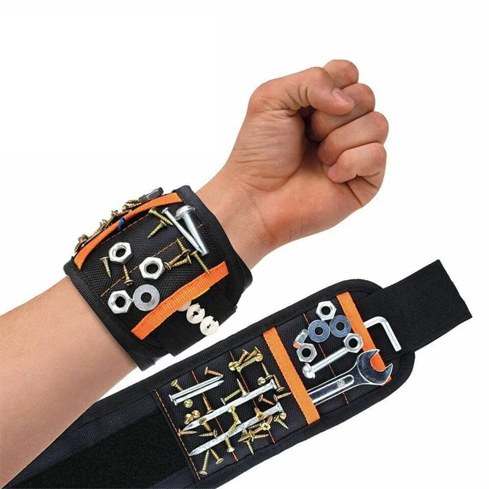 2-Pack: Magnetic Wristband with 15 Strong Magnets Home Improvement - DailySale