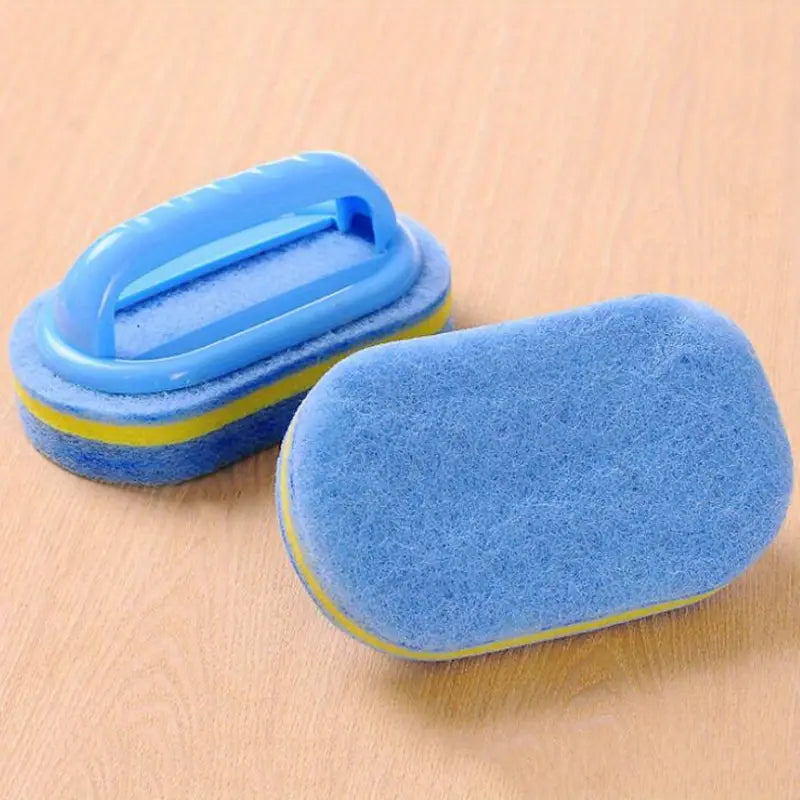 2-Pack: Multipurpose Cleaning Magic Sponge for Bathroom, Toilet, Kitchen - No Electricity Needed Bath - DailySale