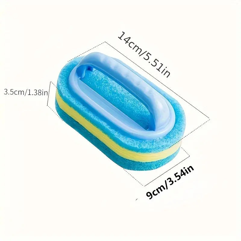 2-Pack: Multipurpose Cleaning Magic Sponge for Bathroom, Toilet, Kitchen - No Electricity Needed Bath - DailySale