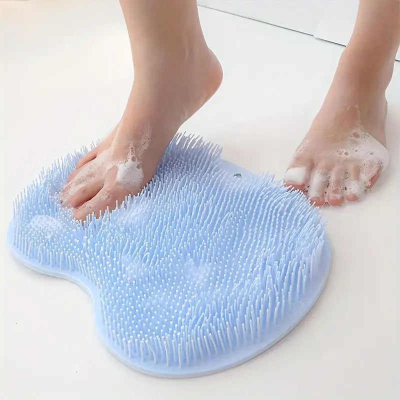 2-Pack: Non-Slip Foot & Back Scrubber with Exfoliating Cushion Bath - DailySale