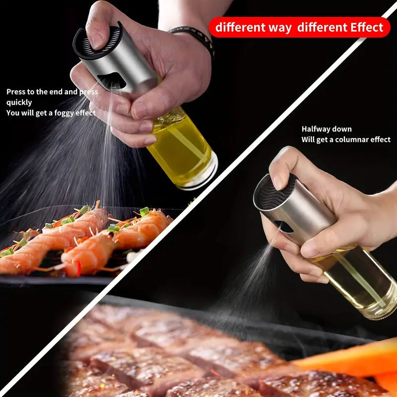 2-Pack: Olive Oil Spray Bottle Dispenser For Cooking, BBQ, Salad, Baking, Roasting, Grilling Kitchen Tools & Gadgets - DailySale