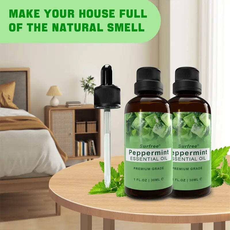 2-Pack: Peppermint Premium Quality Essential Oil Wellness - DailySale