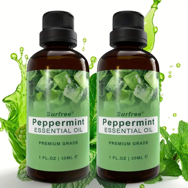 2-Pack: Peppermint Premium Quality Essential Oil Wellness - DailySale