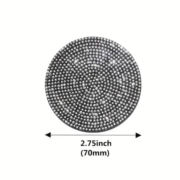 2-Pack: Shimmering Diamond Car Cup Mats Automotive - DailySale
