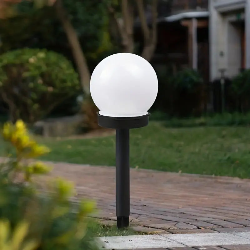 2-Pack: Solar LED Globe Powered Garden Light Outdoor Lighting - DailySale