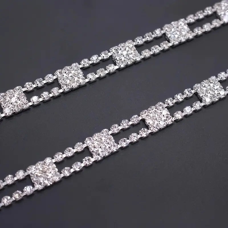 2-Piece Set: Elegant & Sexy Rhinestone Bra Straps Women's Shoes & Accessories - DailySale