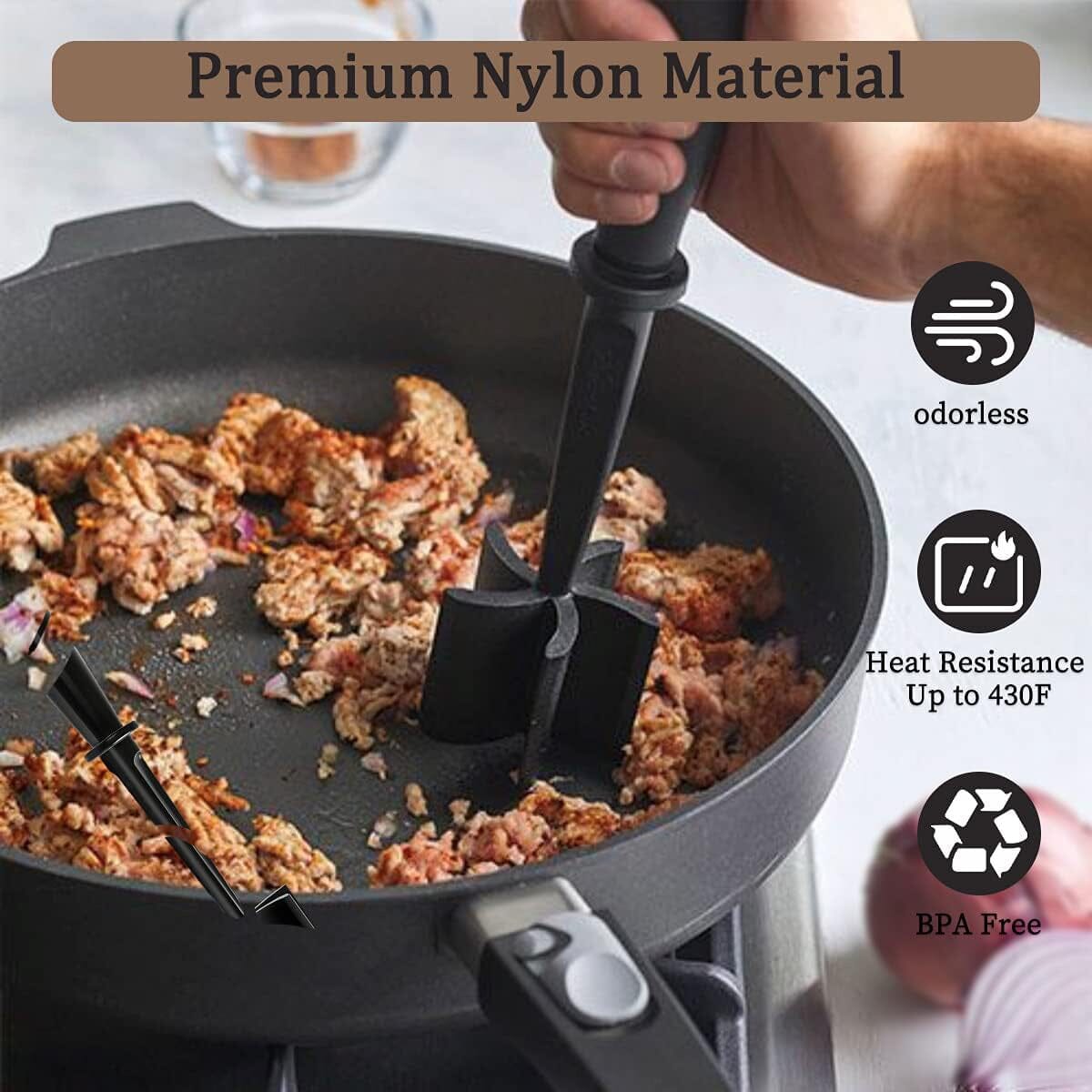 2-Piece Set: Heat-Resistant Nylon Meat Chopper Set Kitchen Tools & Gadgets - DailySale