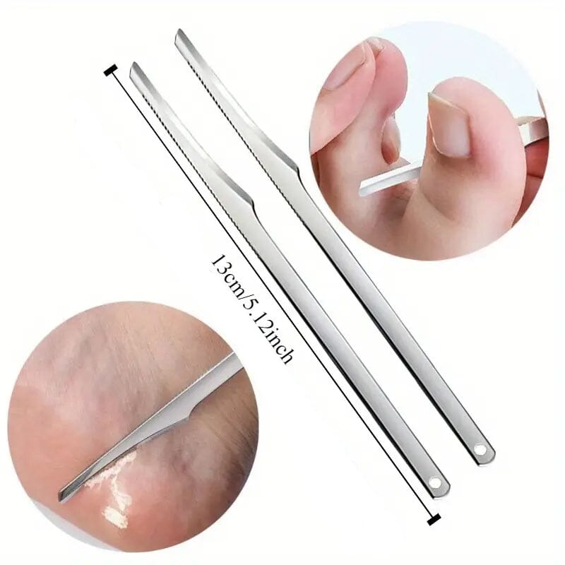 2-Piece Set: Internal Nail Stainless Steel Clipper Beauty & Personal Care - DailySale