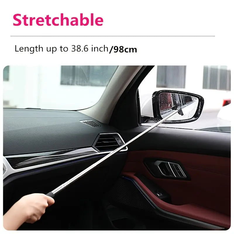 2-Pieces: 2-in-1 Retractable Portable Wiper Automotive - DailySale