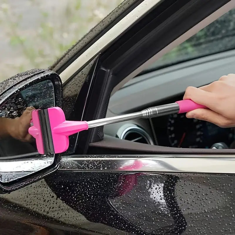 2-Pieces: 2-in-1 Retractable Portable Wiper Automotive - DailySale