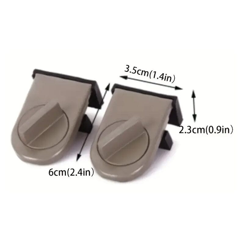 2-Pieces: Aluminium Alloy Sliding Door and Window Locks Smart Home & Security - DailySale