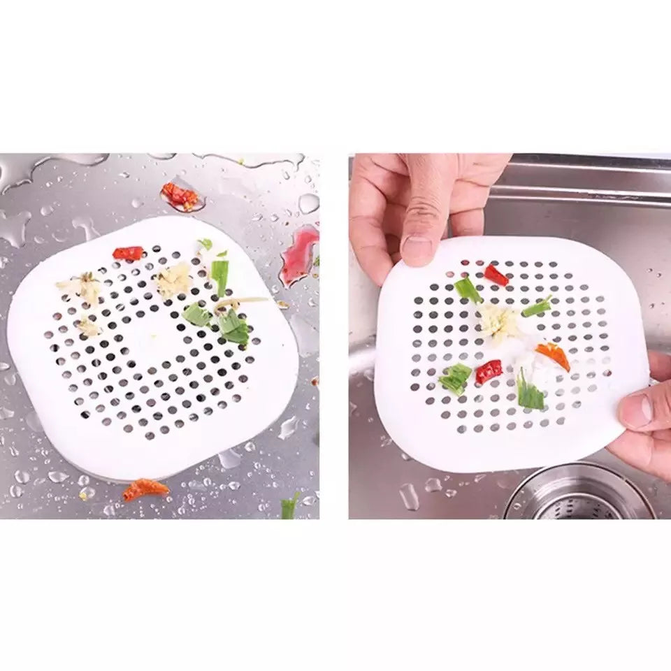 2-Pieces: Bathroom Kitchen Waste Sink Strainer Hair Filter Drain Net Catcher Cover Kitchen Tools & Gadgets - DailySale