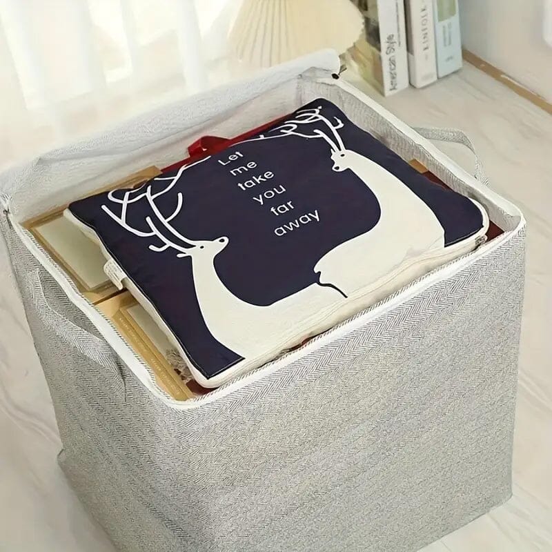 2-Pieces: Clothes Quilt Moving Storage Box Closet & Storage - DailySale