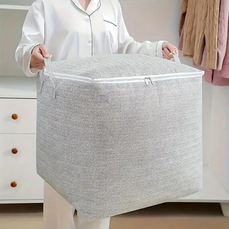 2-Pieces: Clothes Quilt Moving Storage Box Closet & Storage - DailySale