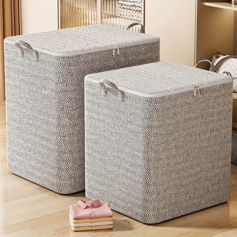 2-Pieces: Clothes Quilt Moving Storage Box Closet & Storage - DailySale